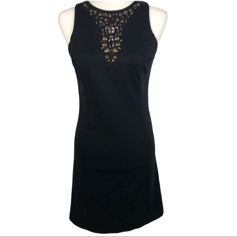 MICHAEL KORS Jewel studded sheath dress Size XS